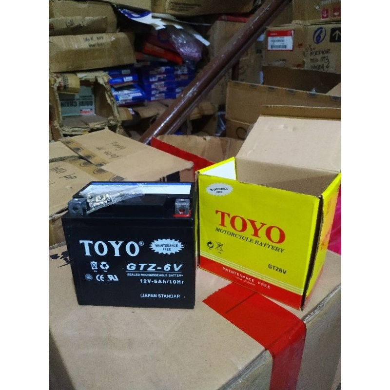 AKI TOYO GTZ6 AKI TOYO VARIO 125 PCX GENIO