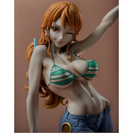 Nami One Piece Figure Statue Full Resin