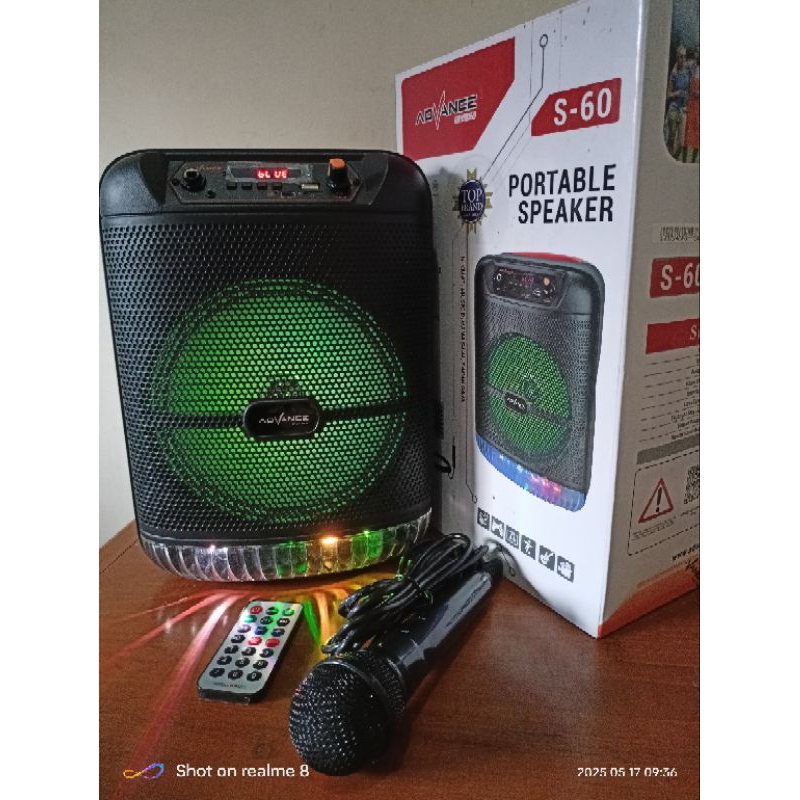 Speaker Bluetooth ADVANCE S-60 .Speaker portable advance S-60