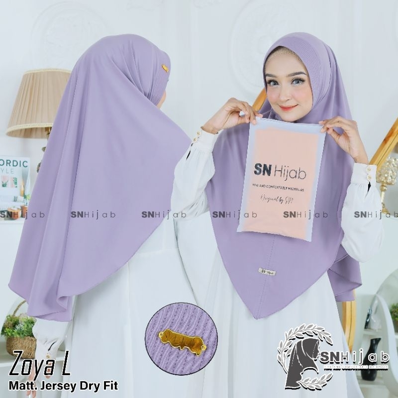 HIJAB SN ZOYA L // HIJAB INSTAN // HIJAB GROSIR MURAH