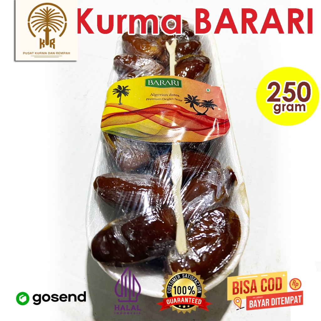 

BARARI Algeria Kurma Aljazair Madu 250gr Premium Dates High Quality Tekstur Lembut