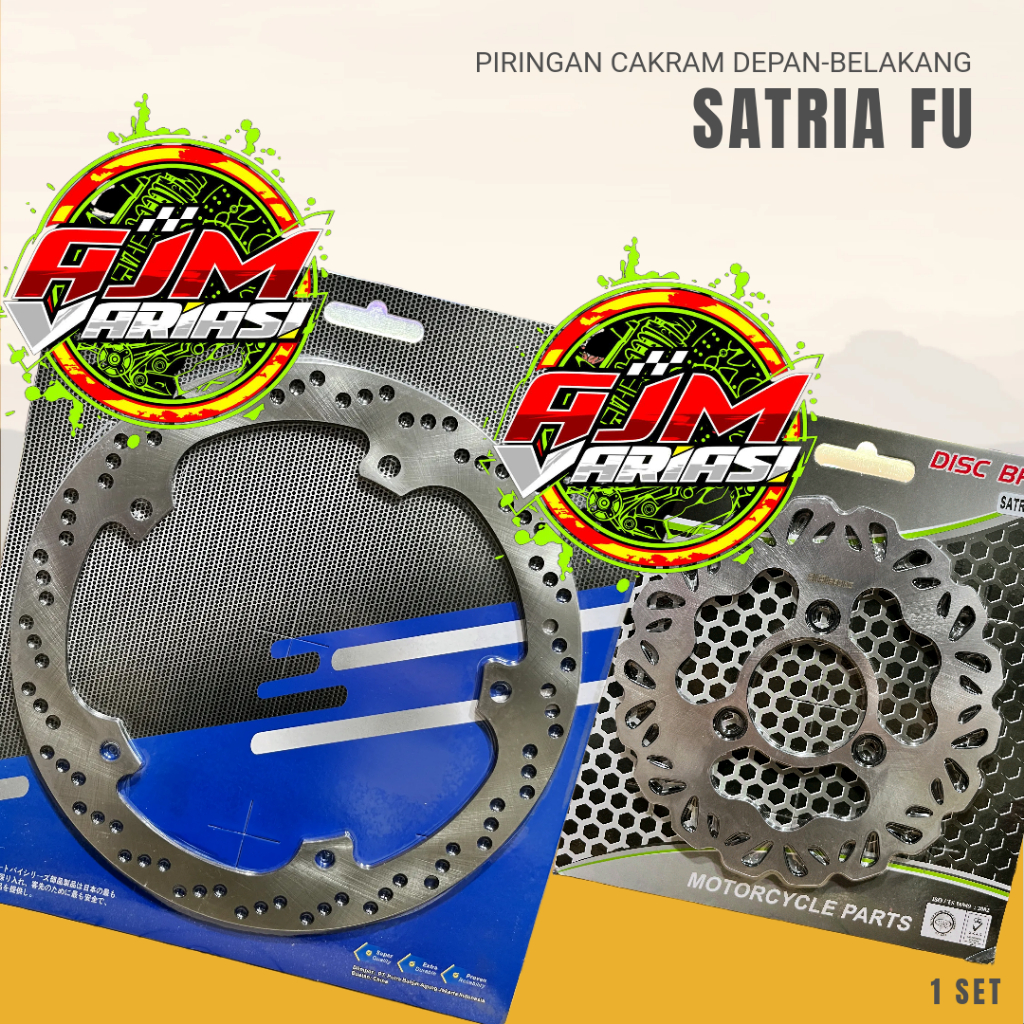 PIRINGAN CAKRAM DEPAN BELAKANG SATRIA FU VARIASI