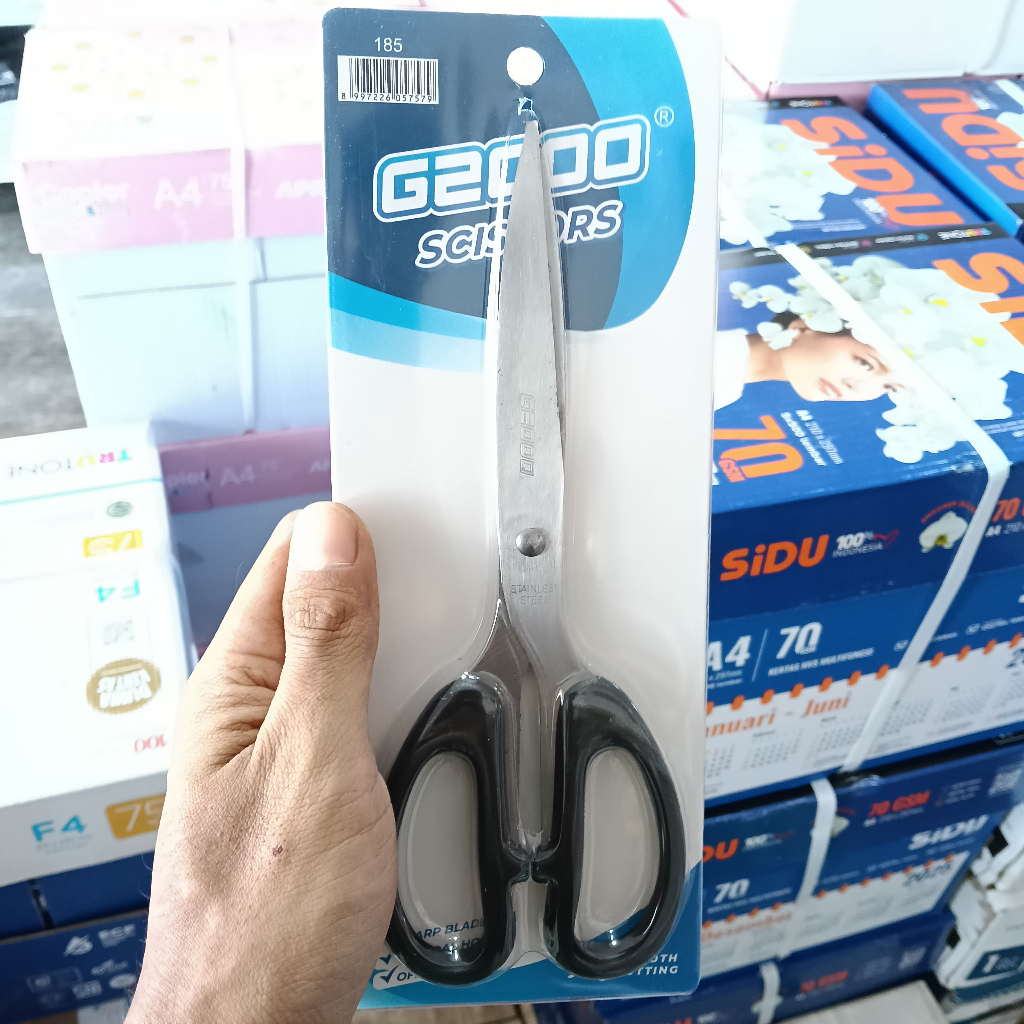 

G2000 GUNTING BESAR MURAH 8 INCH STAINLESS STEEL ANTI KARAT DAN TAJAM