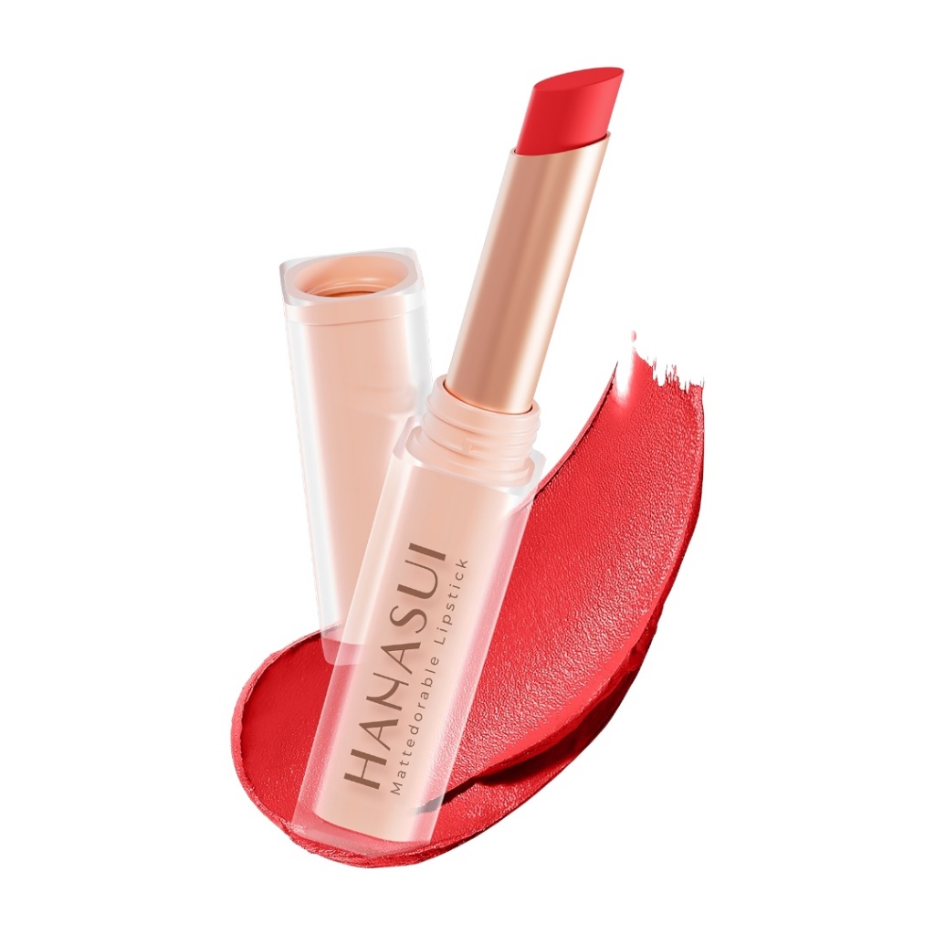 Hanasui Mattedorable Lipstick – Lipstik Batang Matte Tahan Lama & Transferproof
