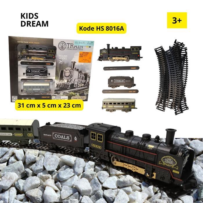 Mainan Anak Kereta Api Track Mainan Kereta Api Uap Klasik Train Steam