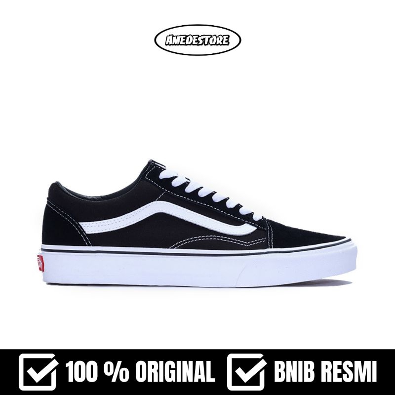 Vans Classic Old Skool Black White - Resmi PT Navya