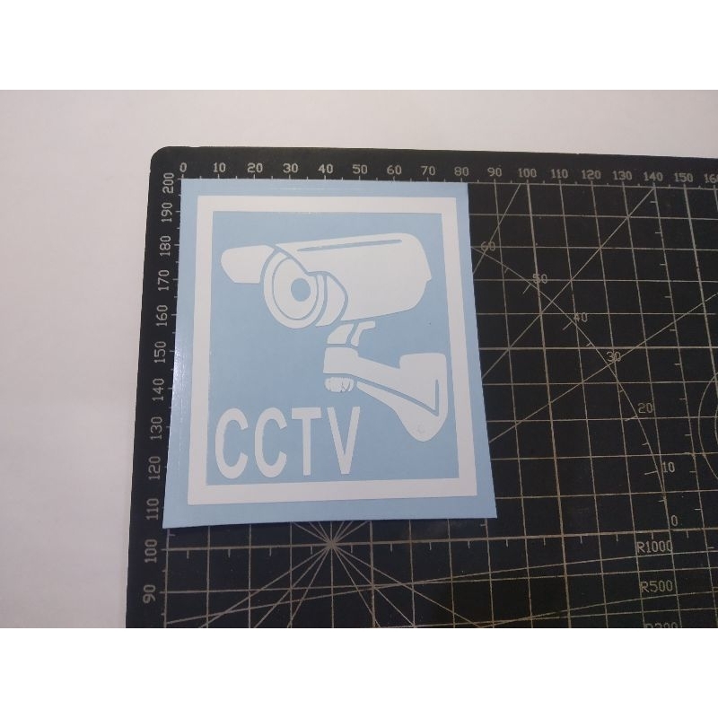 

stiker cutting cctv