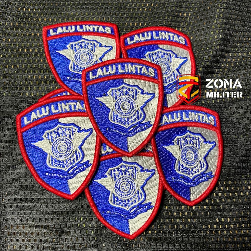 BORDIR LOGO LALU LINTAS TERBARU TIMBUL