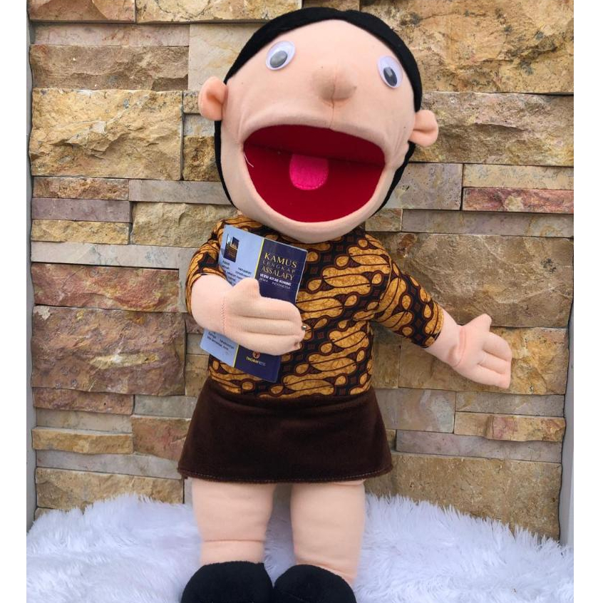 Boneka Tangan Muppet Guru | Boneka Edukasi Mulut Cablak Maina Edukasi Anak