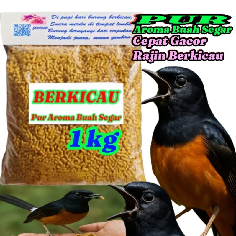 Voer Burung Murai. Berkicau. Pur Aroma Buah Segar Untuk Burung Murai.