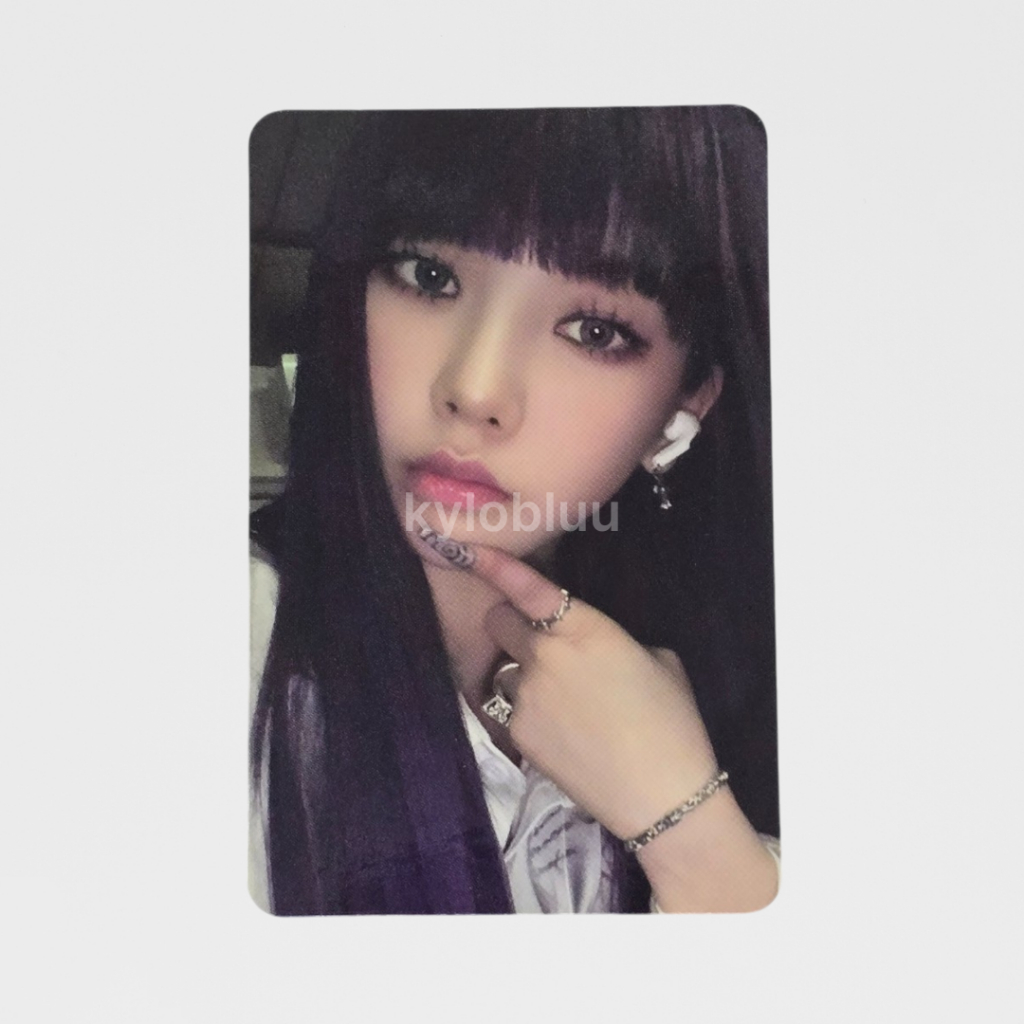 [READY] PHOTOCARD PC OFFICIAL AESPA KARINA TC TRADING CARD CONCEPT KONSEP GIRLS VER 2 V2 SET B BANGS