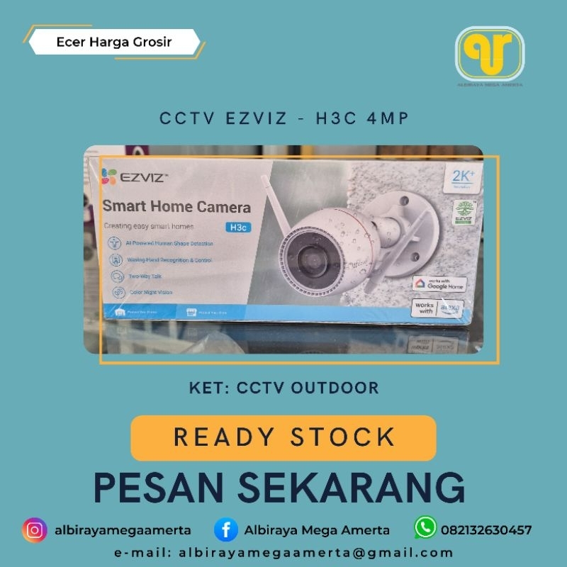CCTV OUTDOOR EZVIZ H3C 4MP