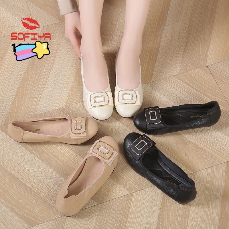 [BISA COD] SOFIYA ORI 1811 5 SEPATU WANITA IMPORT / FLAT SHOES 2CM/SEPATU BALET/BALETRIA/ SEPATU KER