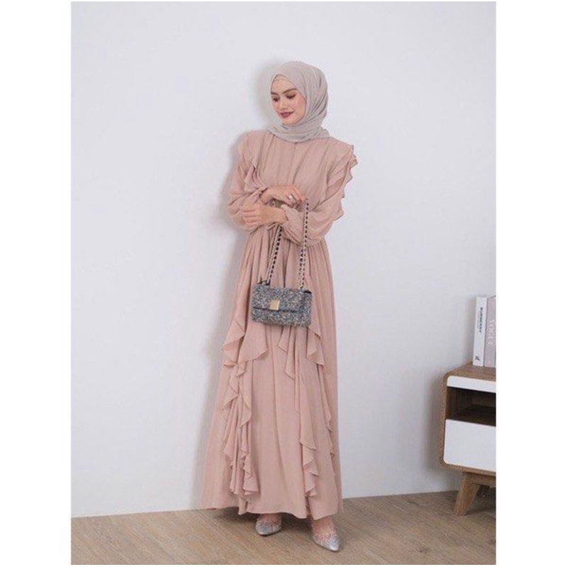 PRELOVED Gonegani Size L - Maira Dress Pale Pink