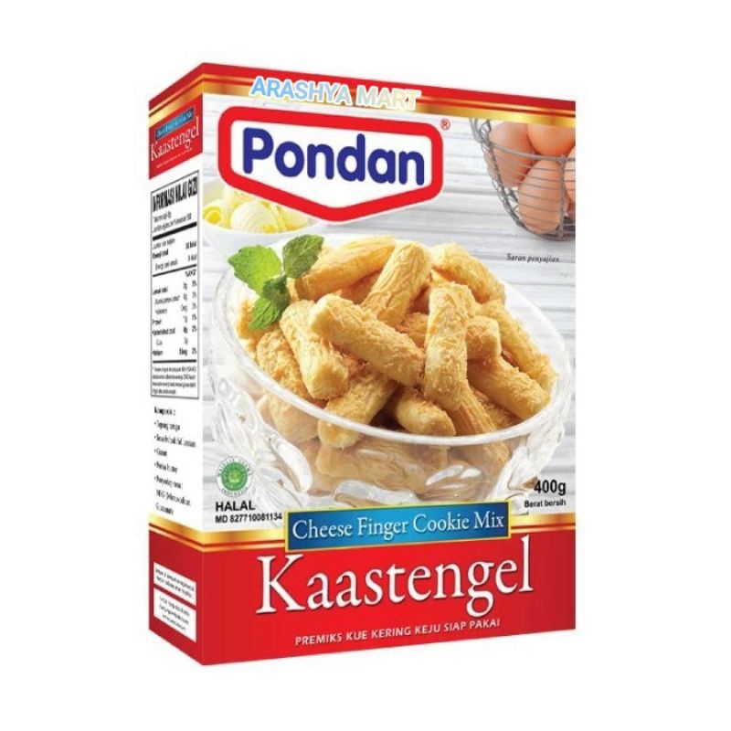 

PONDAN Kaastengel 400g Kastengel Premiks Kue Kering Keju Siap Pakai