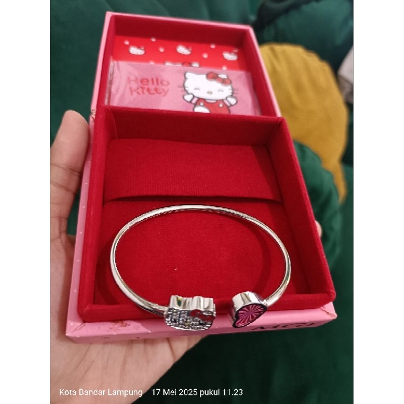 Gelang Hello Kitty Size M ORI Mci Mulus