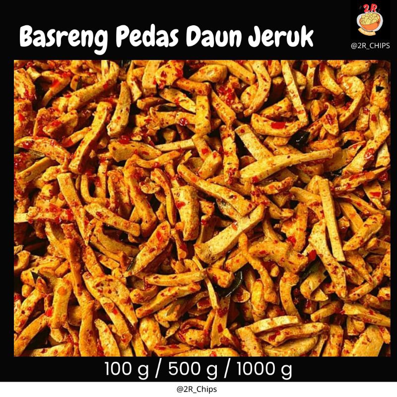

BASRENG Stik [ Pedas Daun Jeruk ] 100g 500g 1kg | Cemilan | Makanan Ringan | Snack