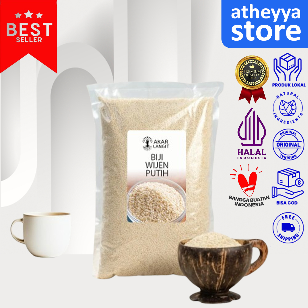 

Wijen Putih 100gr / White Sesame Seed Original Premium