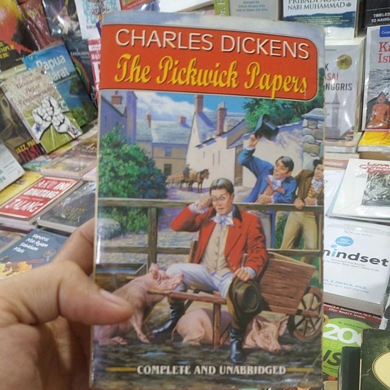 buku novel import the pickwick papers by Charles Dickens original