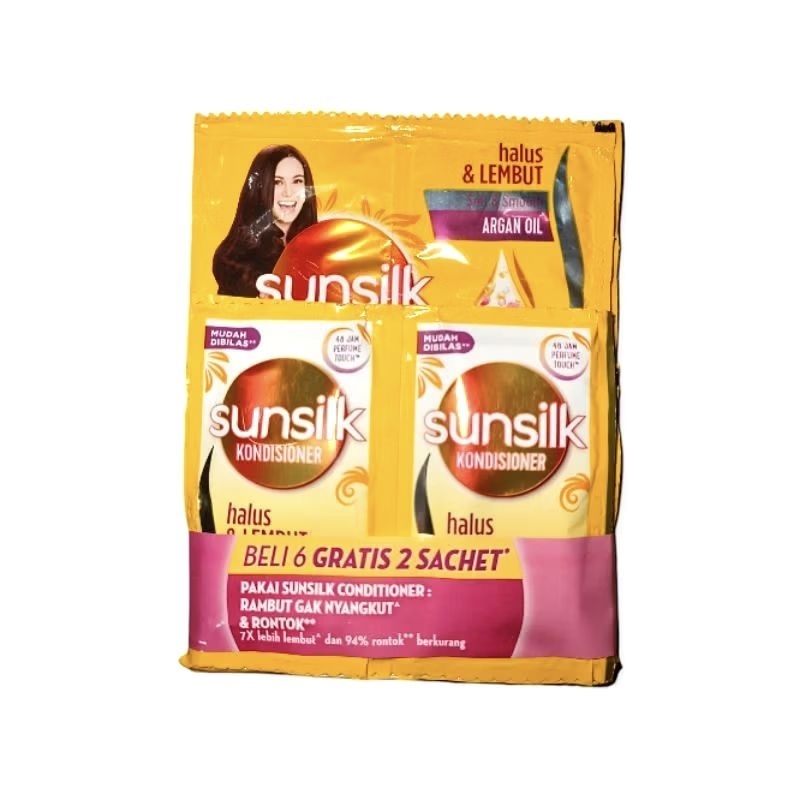 Sunsilk Sampo Renceng Isi 6 Gratis 2 Conditioner