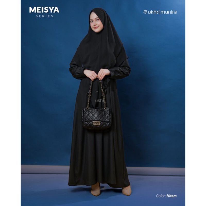 MEISYA GAMIS TOYOBO TERBARU UKHTI MUNIRA GAMIS BASIC POLOS PREMIUM KARET BELAKANG DRESS BAJU UMROH H