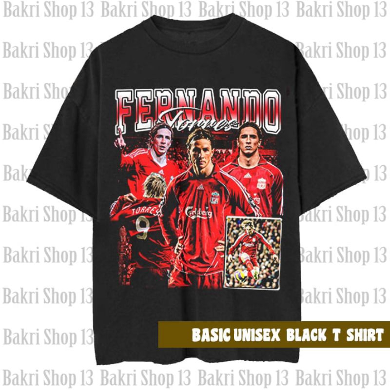 Fernando TORRES T-shirt/Kaos Bola Vintage Wash Fernando Torres Spain Unisex