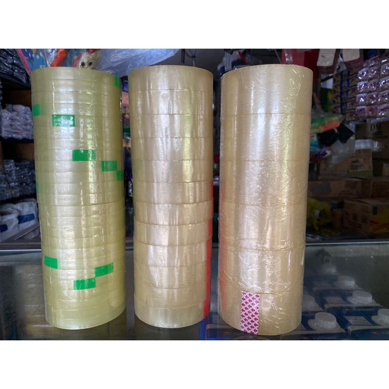 

Solatip / Isolasi Bening 12mm 24mm x 90 Yard TEBAL