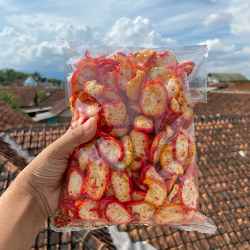 

Classica2106 Kerupuk Seblak Bantet Kering Bumbu Pedas Kencur 250 & 500 Gram - Makanan Cemilan Viral