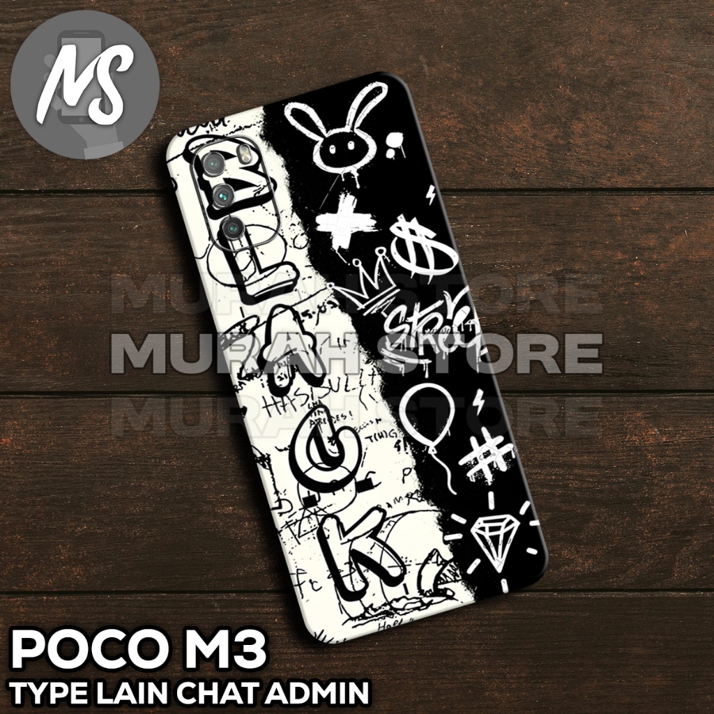 Softcase karet POCO  M3 /MS33/motif COWOK/case POCO M3/casing POCO M3 /silikon