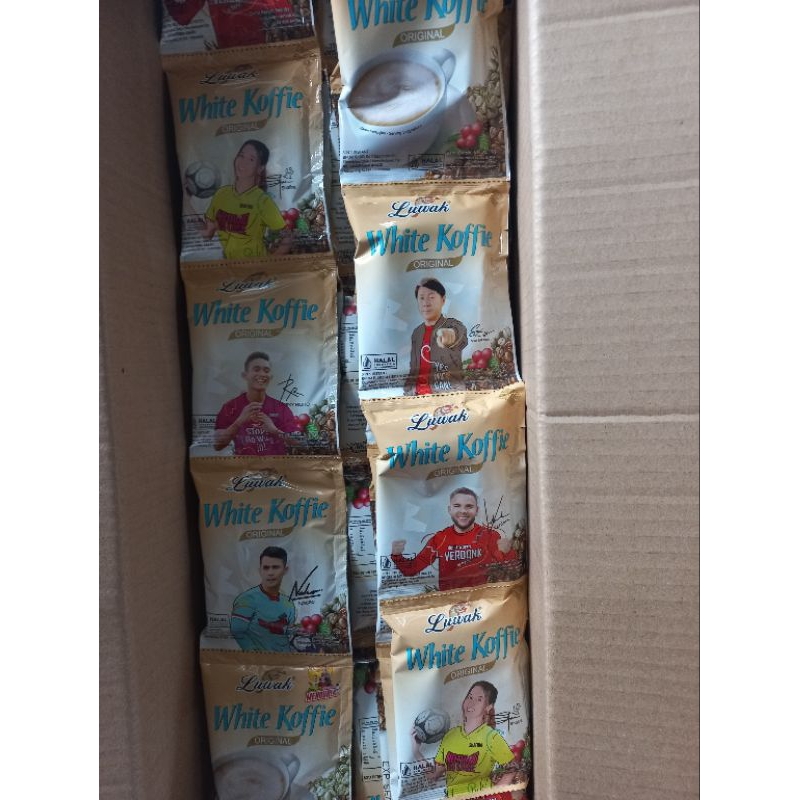 

Luwak white koffie 1 renceng 10pcs