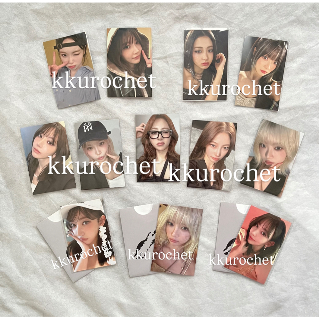 PHOTOCARD OFFICIAL LE SSERAFIM HOT SHOWCASE BROADCAST MUSHOW FEARNOT ZONE INCHEON