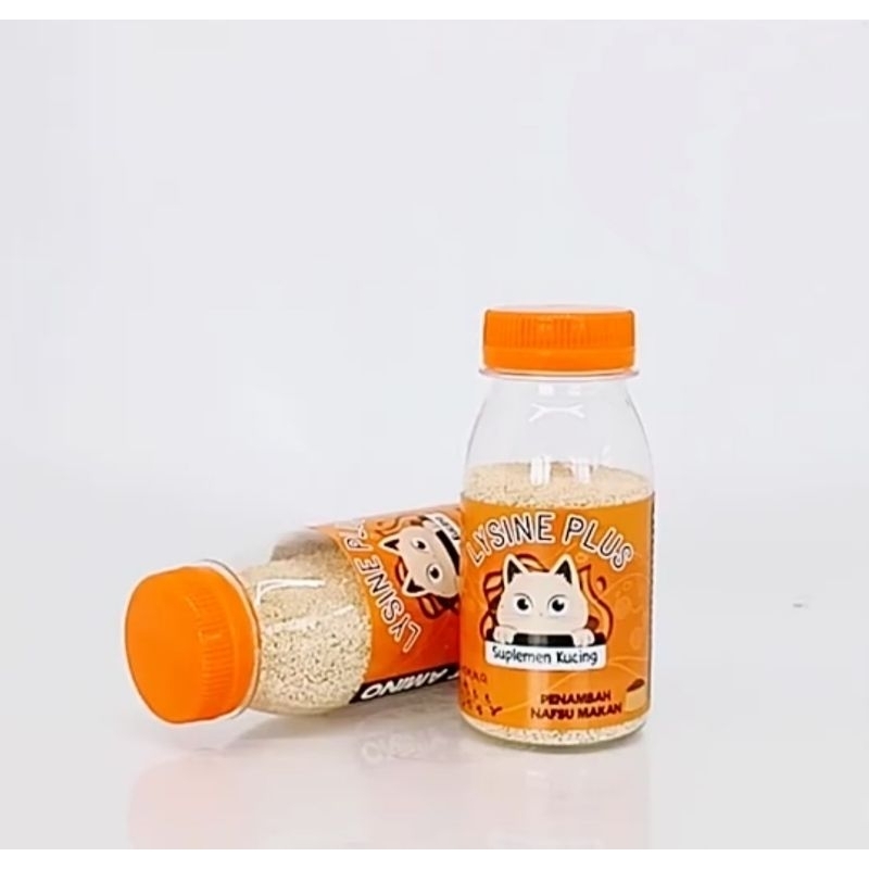 Obat Kucing Gemuk Lysine Plus Vitamin Penggemuk Suplemen Kucing Penambah