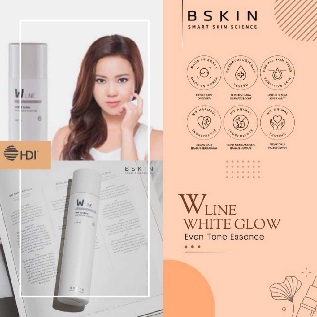 HDI WHITE GLOW Even Tone Essence • BSKIN ( Original HDI Origins™ )