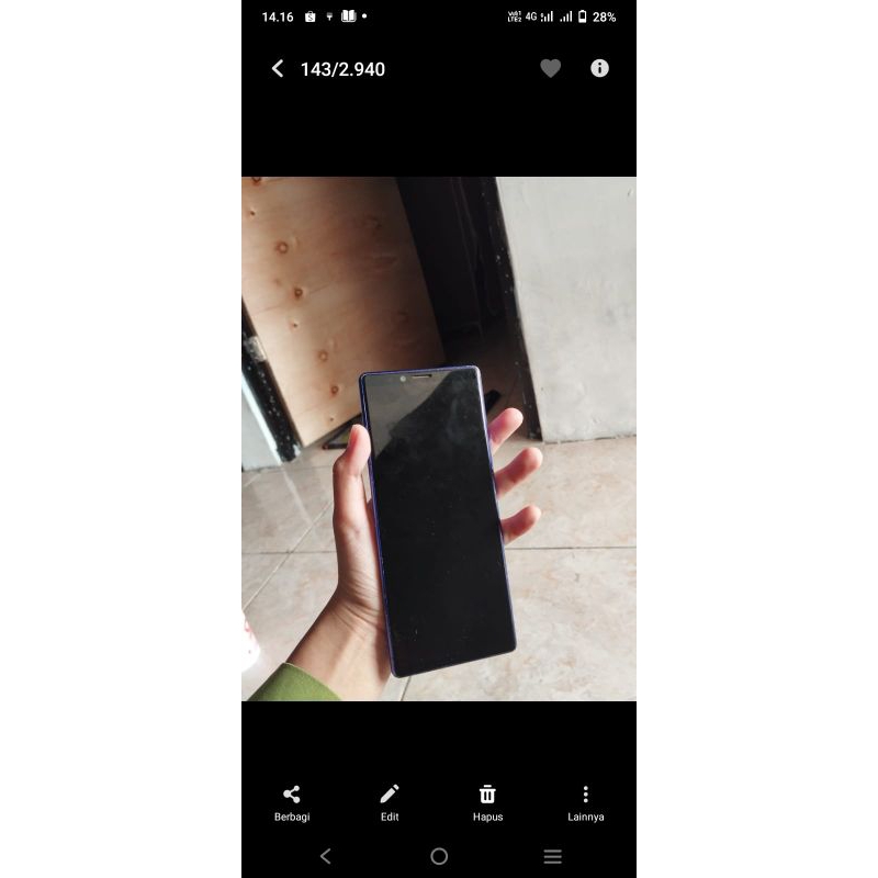 sony xperia 1 second