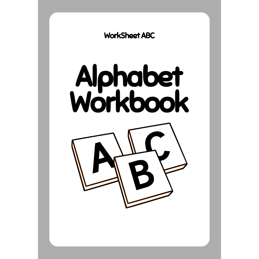 

Kertas Work Book Huruf A sampai Z uk A4 80gsm untuk anak-anak toddler presschool