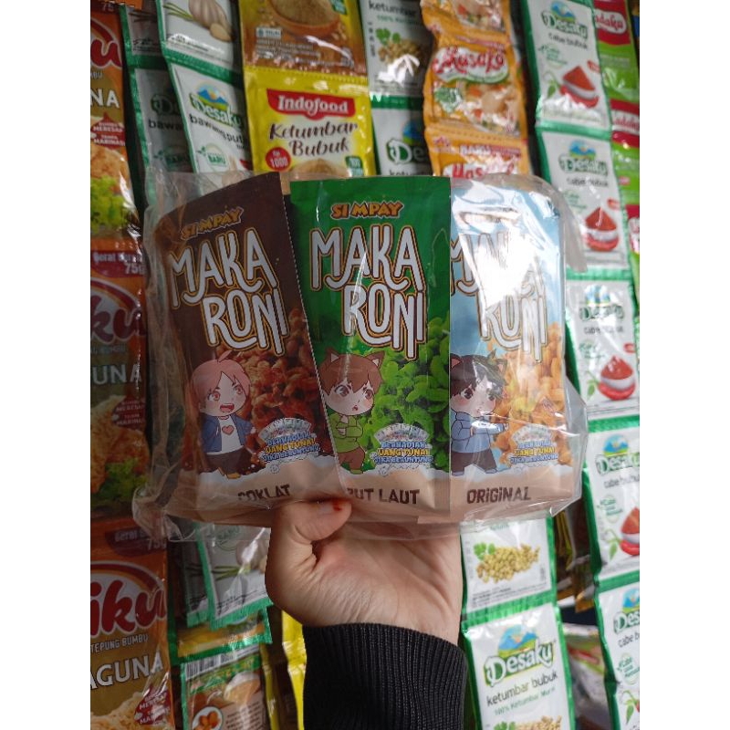 

Makaroni simpay isi 10 mix rasa||Makaroni Gurih Renyah|| cocok untuk dijual kembali||Ready Medan