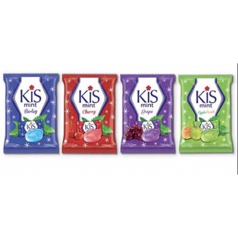 

Permen Kis Mint 125 gram isi 50 buah Cherry Barley Grape Apple Ungu Biru Hijau Merah