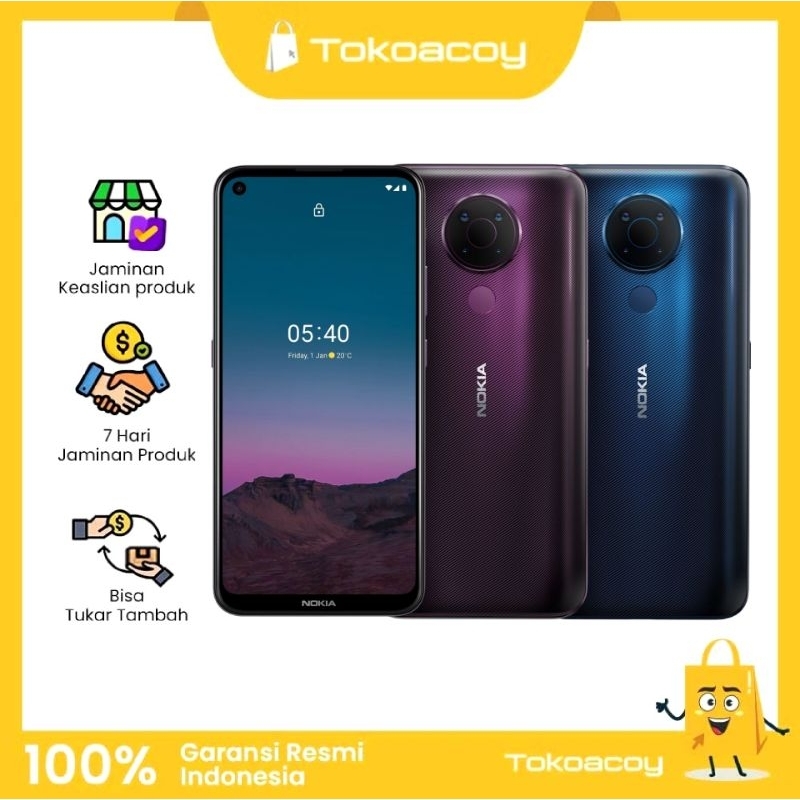 Nokia 5.4 6/64GB Resmi Mulus Fullset