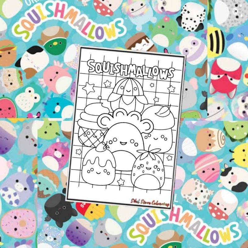 

Kertas Mewarnai Anak Tema Squismallow V1 isi 10 Lembar / Kertas Gambar Berbeda-beda / Kertas Mewarnai Anak TK / PAUD / SD