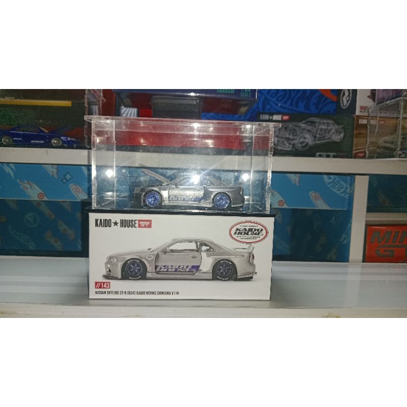 MINIGT KAIDO HOUSE R34 SHINJUKU MULUS