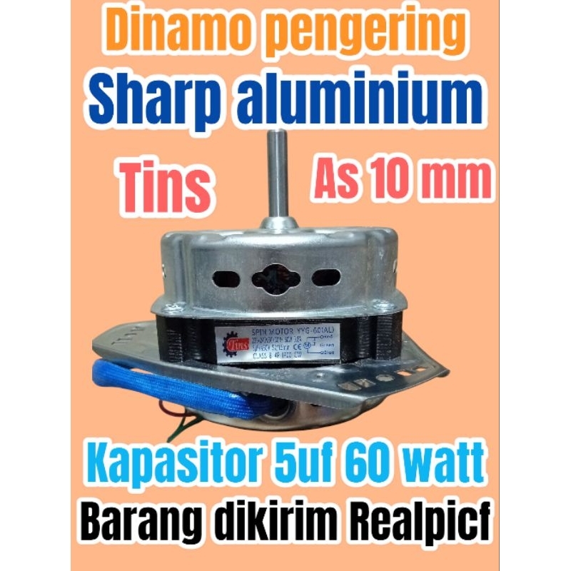dinamo pengering Spin Sharp lilitan/gulungan kawat aluminium buat mesin cuci 6kg sampai 9kg  menggun