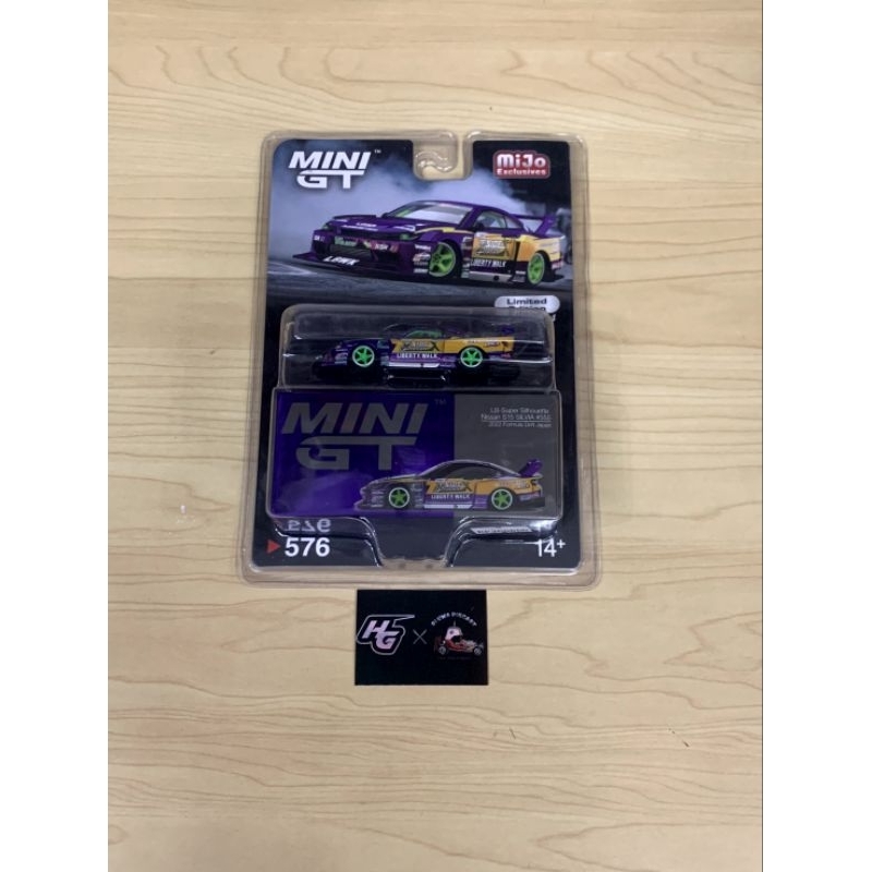 Mini GT LB Super Silhouette Nissan Silvia S15 Ungu
