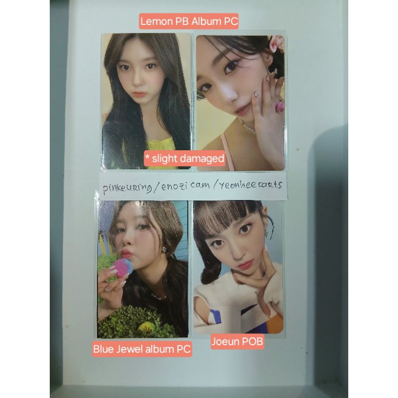Kep1er Doublast PC - xiaoting dayeon photocard album pb jewel B1ue blue lem0n lemon ver. Mashiro Joe