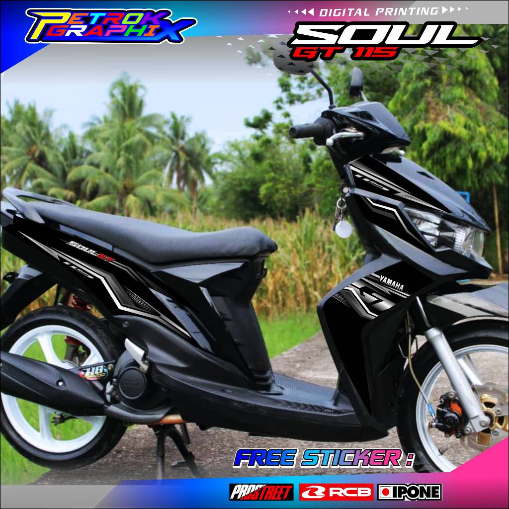STRIPING VARIASI MIO SOUL GT 115 / STICKER LIST MOTOR VARIASI MIO SOUL GT 115