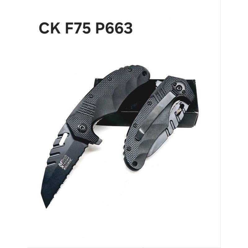Pisau Lipat Taktikal CK F75 P663 - MTech USA Ballistic Original