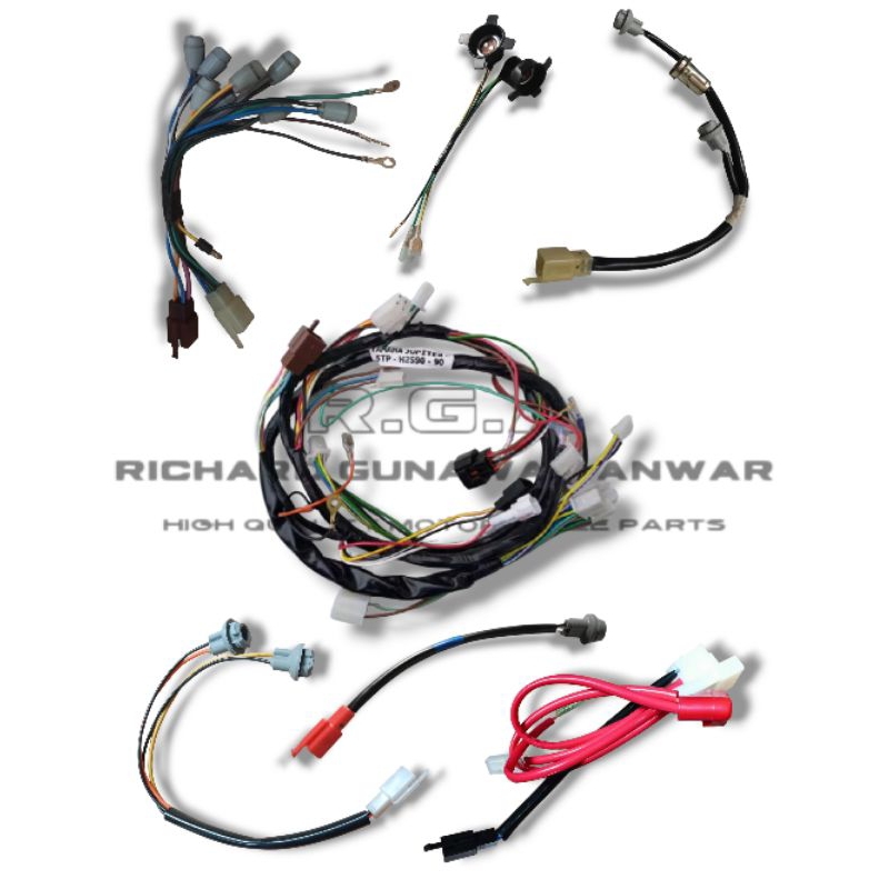 Kabel body jupiter Z 5TP-H2590-90 fullset kabel bodi + fitting lampu jupiter z burhan jupiter z old 