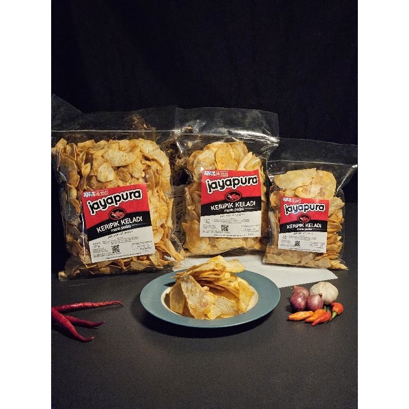 

Keripik Keladi Jayapura Manis pedas 250 gr