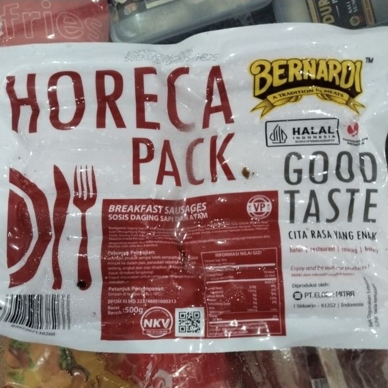 

BERNARDI BREAKFAST SOSIS HORECA 500GR