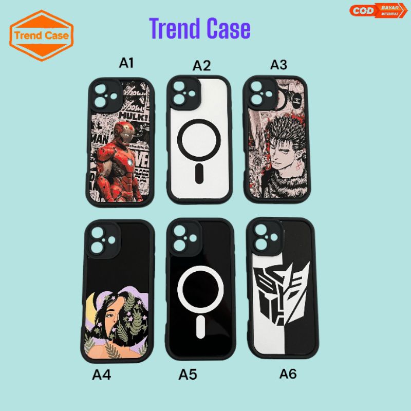 Case Hp Tipe IPHONE 16 PLUS / Case Bening / Clear Case / Clear case Gambar / Case 2D gambar / Case P