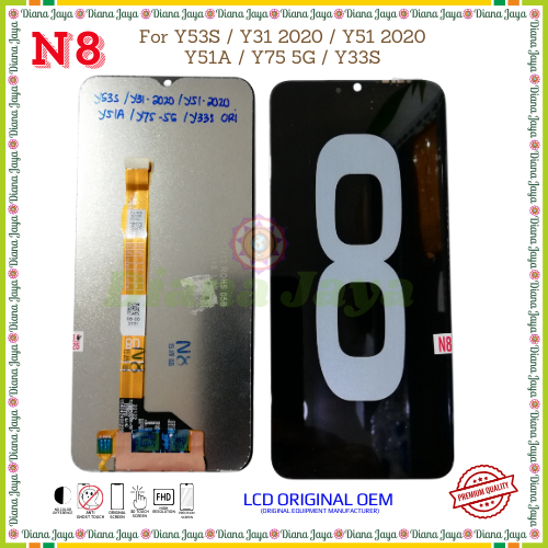 Lcd Touchscreen Vivo Y53s / Vivo Y31 2020 / Vivo Y51 2020 / Vivo Y51A / Vivo Y75 5G ORI